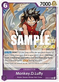 Monkey.D.Luffy (Judge Pack Vol. 2)