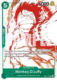 Monkey.D.Luffy - OP07-033 (3rd Anniversary Treasure Campaign Pack)
