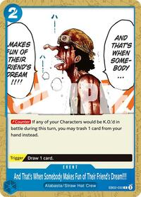 And That's When Somebody Makes Fun of Their Friend's Dream!!!!