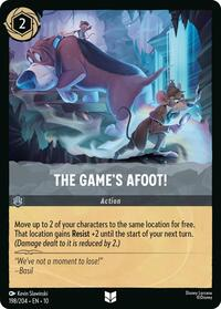 The Game's Afoot!