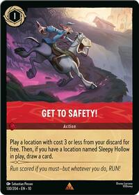 Get to Safety!