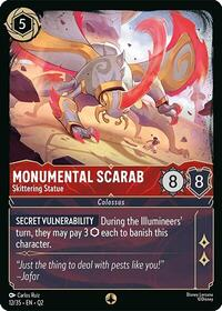 Monumental Scarab - Skittering Statue