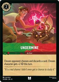 Undermine