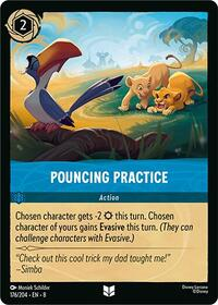 Pouncing Practice