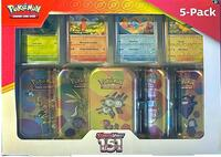 Costco Pokemon Scarlet and Violet 151 Mini Tin 5 pack Magneton