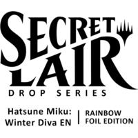 Secret Lair Drop Secret Lair x Hatsune Miku Winter Diva EN Rainbow Foil Edition