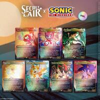 Secret Lair x Sonic the Hedgehog Superdrop Friends and Foes Rainbow Foil
