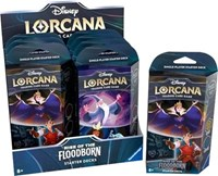 Disney Lorcana Rise of the Floodborn Starter Deck Display