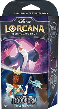 Disney Lorcana Rise of the Floodborn Starter Deck Amethyst and Steel