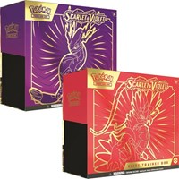 Scarlet and Violet Elite Trainer Boxes Set of 2