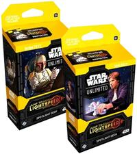 Jump to Lightspeed Spotlight Deck Pair Boba Fett and Han Solo