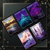 Secret Lair Drop PixelSnowLandsjpg Non Foil Edition