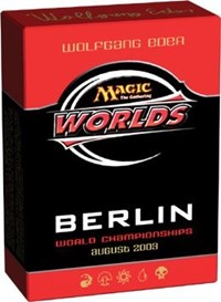 World Championship Deck 2003 Berlin Wolfgang Eder Quarterfinalist