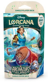 Disney Lorcana Archazias Island Starter Deck Ruby and Sapphire