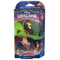 Disney Lorcana Shimmering Skies Starter Deck Emerald and Steel