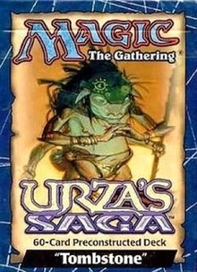 Urzas Saga Theme Deck Tombstone
