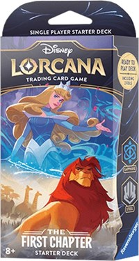 Disney Lorcana The First Chapter Starter Deck Sapphire and Steel