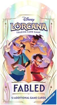 Disney Lorcana Fabled Sleeved Booster Pack