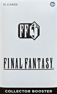 FINAL FANTASY Collector Booster Pack Minimal Packaging