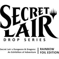 Secret Lair Drop Secret Lair x Dungeons and Dragons An Exhibition of Adventure Rainbow Foil Edition